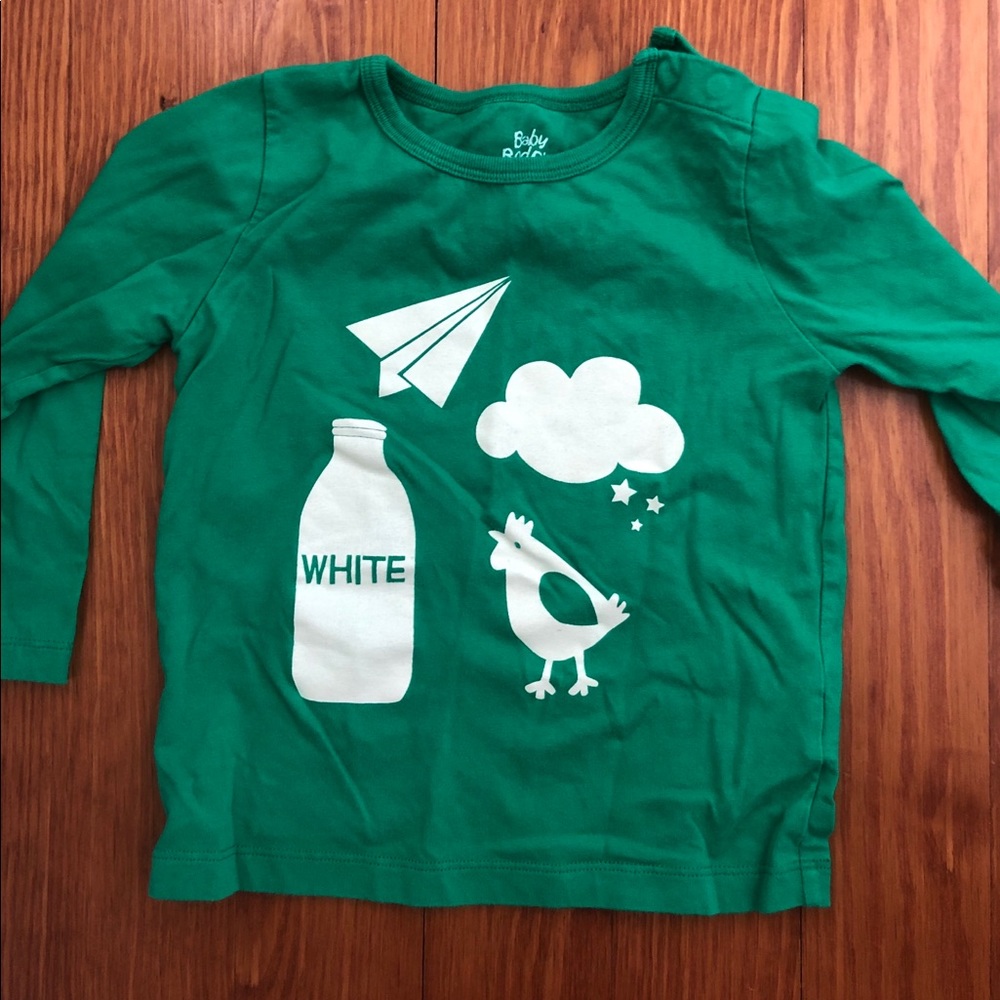 Kelly green milk boden shirt